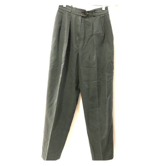 Yves Saint Laurent Green Pants - Picture 1 of 5